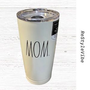 RAE DUNN Insulated Stainless Steel Tumbler /Lid MOM NEW NWT Mothers Day Gift